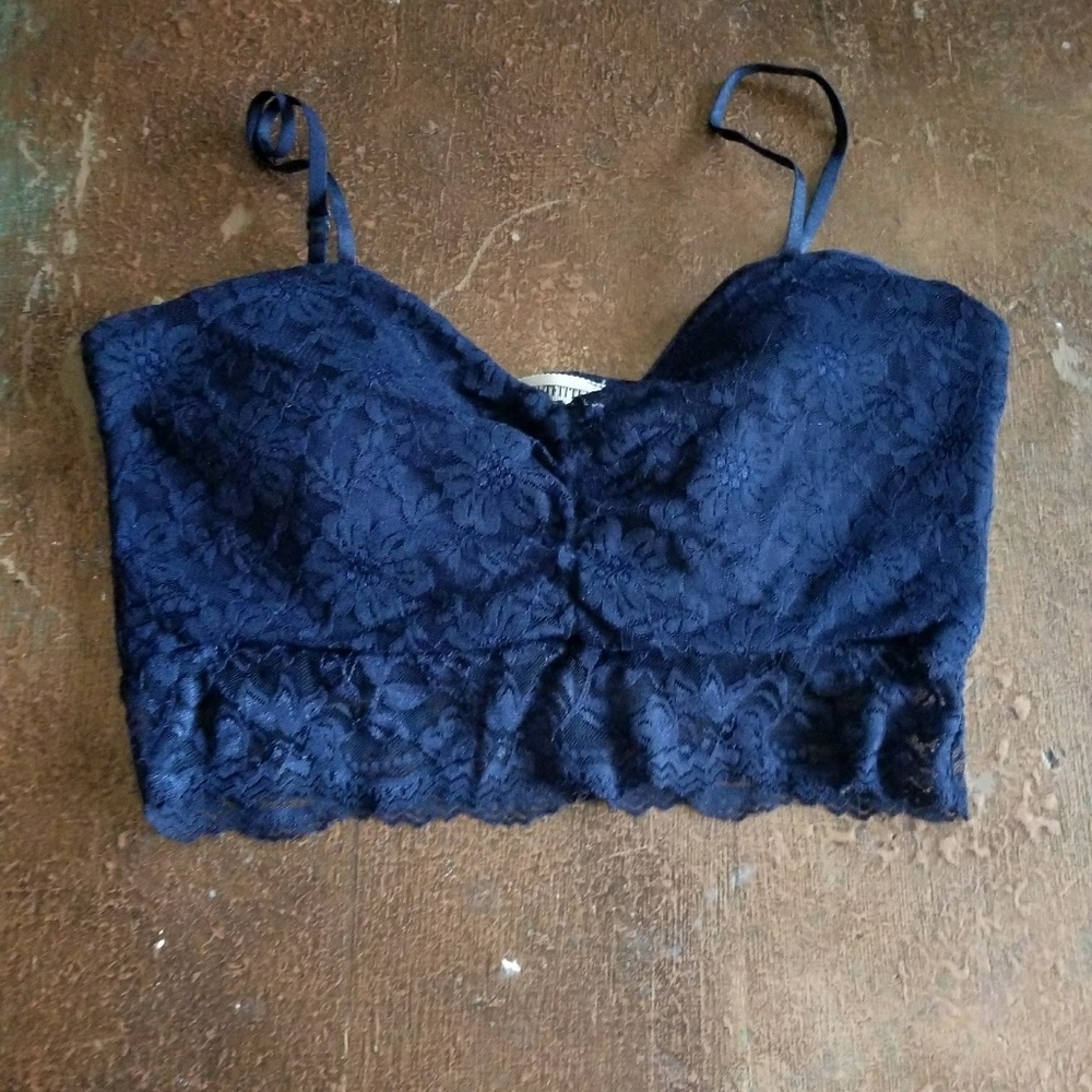 Navy LACE brallette from Zenana outfitters